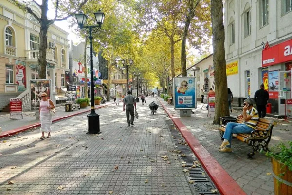 Крымский мост и город Керчь