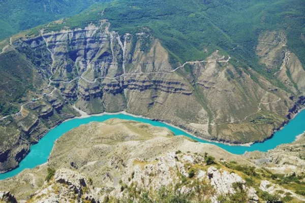 Из Грозного на Сулакский каньон и бархан Сары-Кум