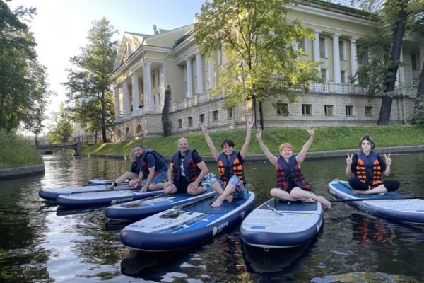 Прогулка на САП по Парковым островам