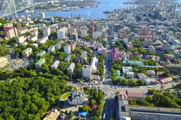 Самые красивые видовые города Владивостока на закате