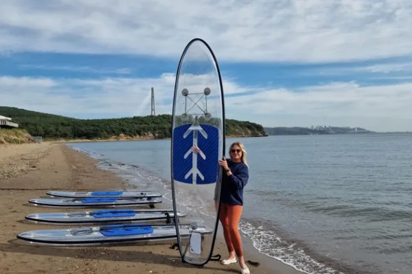 На прозрачном SUP-Board по бухтам Японского моря