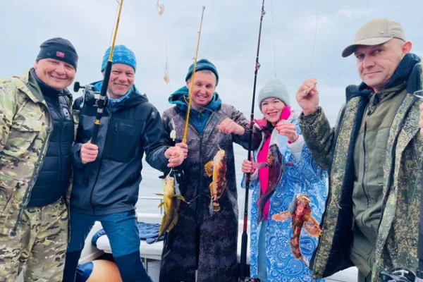 Морская рыбалка в Тихом океане на быстроходном катере
