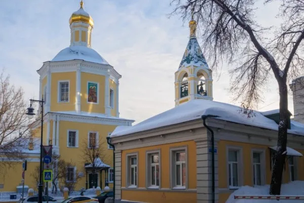 Храм Христа Спасителя и храм Ильи Пророка в Обыденском переулке