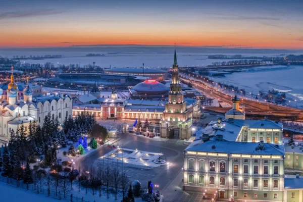 Зимняя сказка в новогодней Казани
