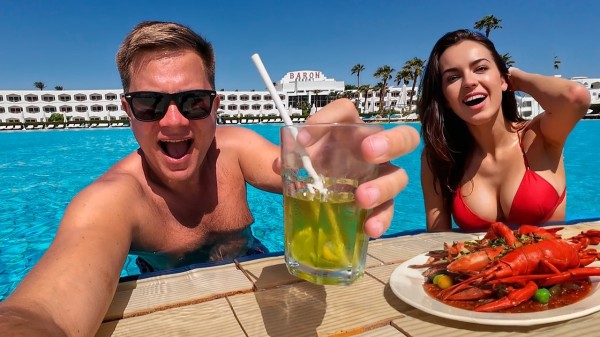 ЛУХАРИ отель в Египте 5* - ШОК от ТАКОГО всё включено! ПРАВДА про отдых в Baron Palms &amp; Resort Sharm