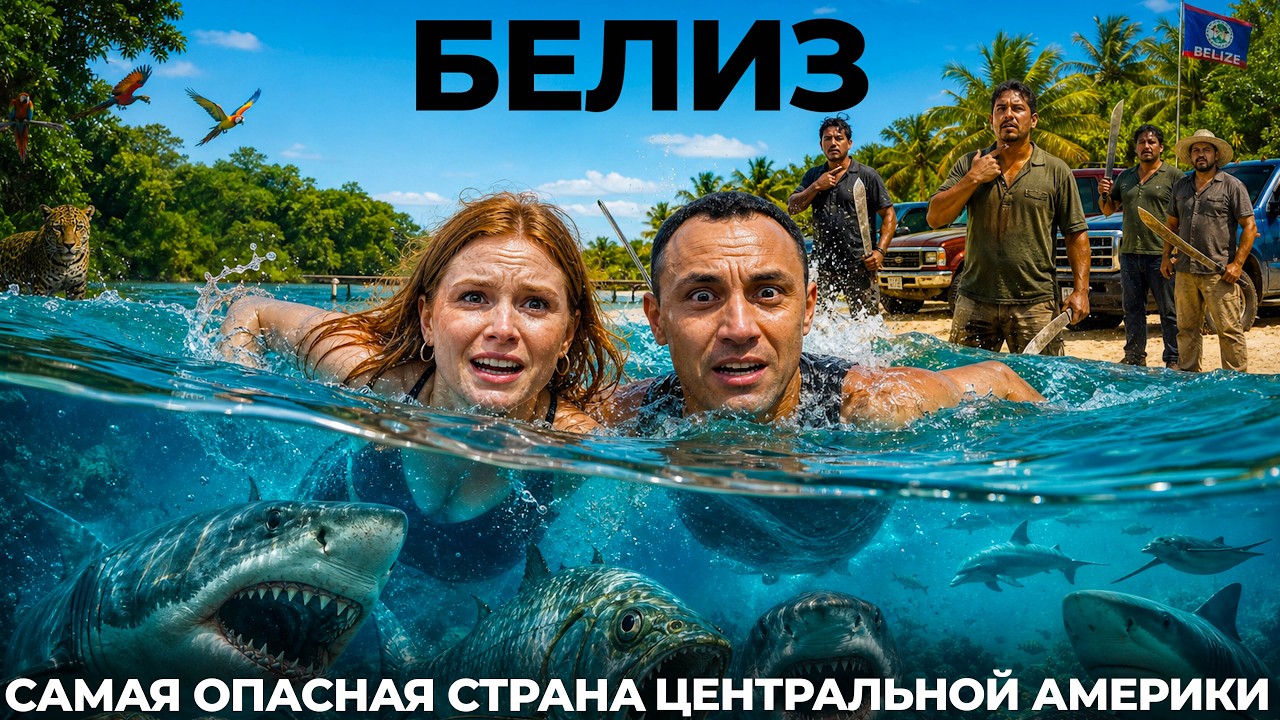 Белиз Мы в шоке! Ожидание и реальность! Стоит ли ехать в Центральную Америку? еда цены барьерный риф